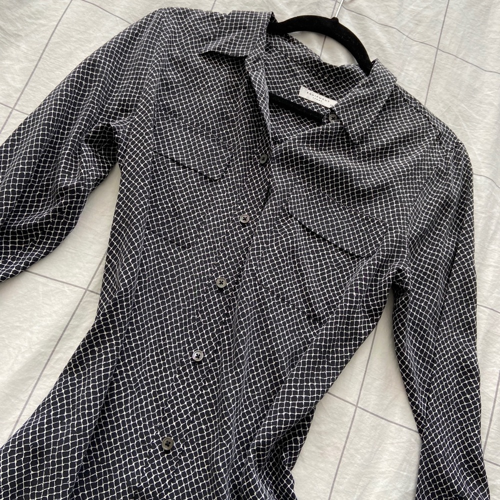EQUIPMENT SILK SHIRT DRESS